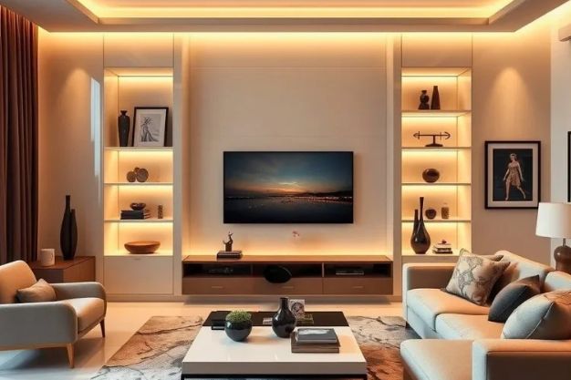 TV Cabinet Interior Design with Timeless Appeal