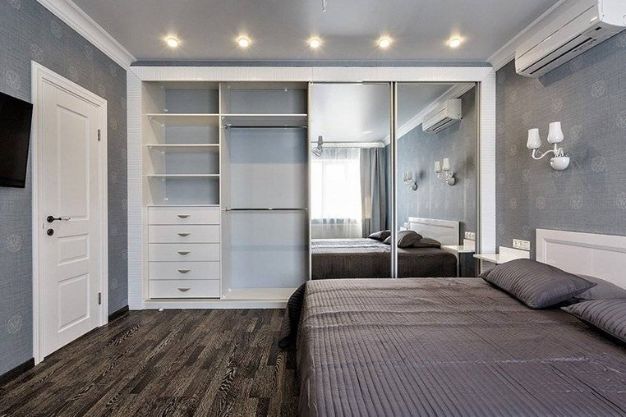 Wall-to-Wall White Wardrobe