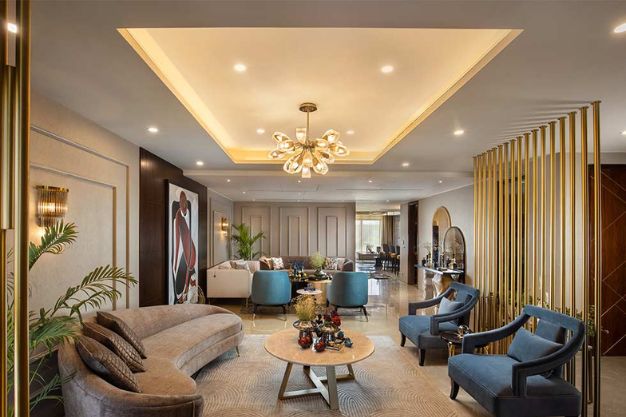 The Classic Tray False Ceiling Design for Your Hall A Timeless Choice