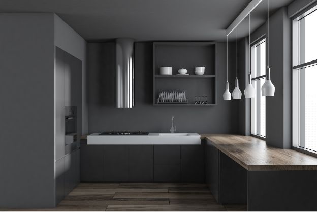 Charcoal Grey Kitchen Colour Combination