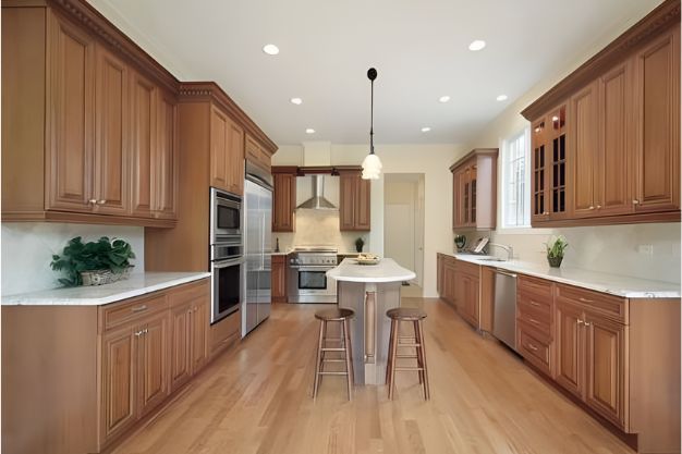 Rustic Charm Parallel Kitchen