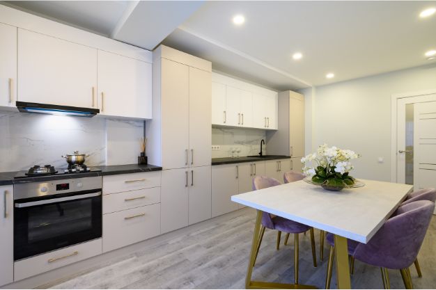 Brightening Small Spaces with Light Hues for Modular Kitchen