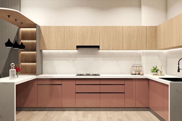 Stylish Kitchen Sunmica Design