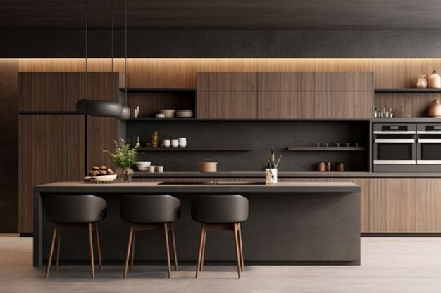 Wood-based materials for Modular Kitchen - Novella Kitchens
