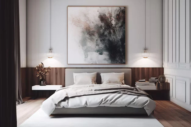 Large Scene Painting to Create Depth