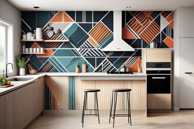 Elevate Your Home: 10 Modular Wall Decor Ideas for a Seamless Living-Kitchen Design